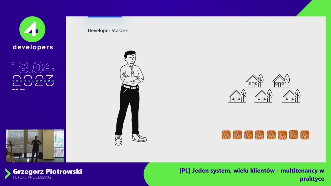 Grzegorz Piotrowski: Jeden system, wielu klientów - multitenancy w praktyce