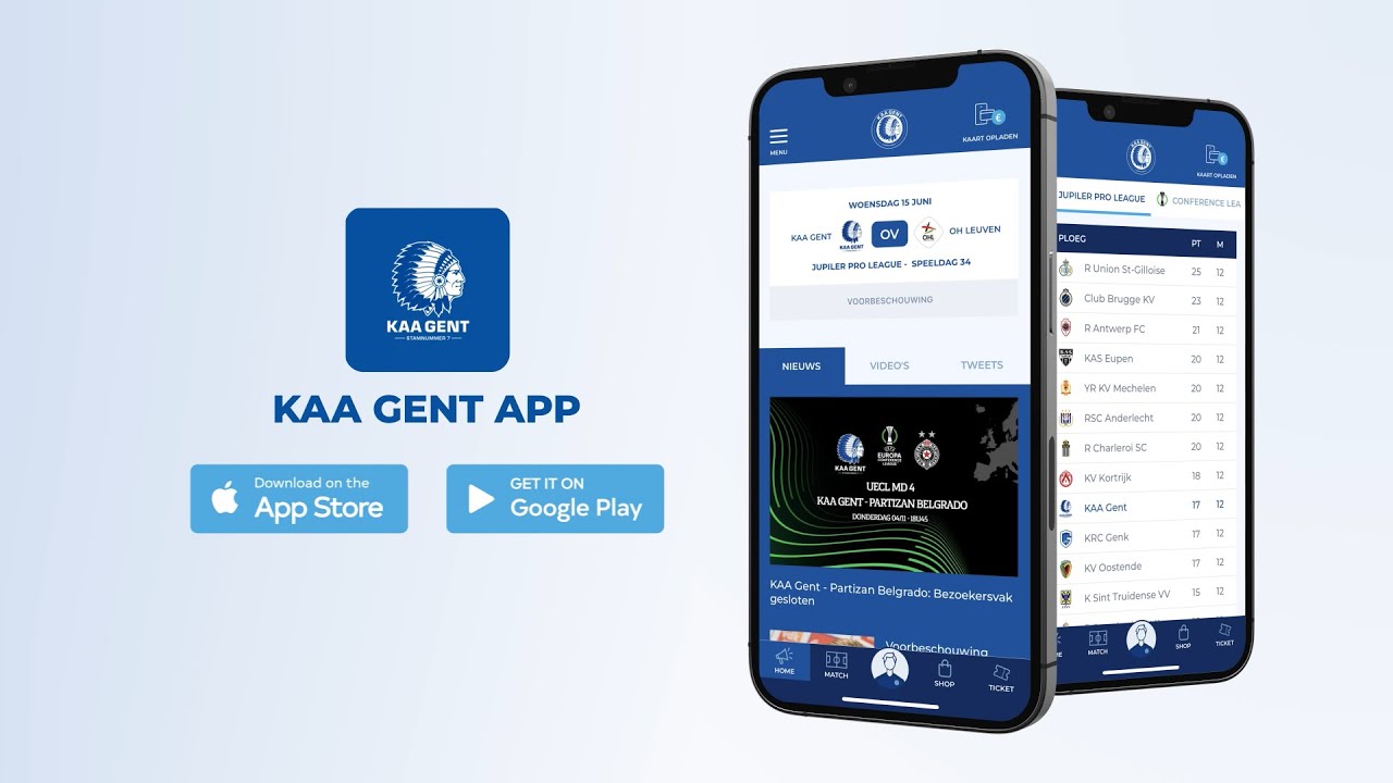 Ontdek de KAA Gent App - onmisbaar voor elke Buffalo