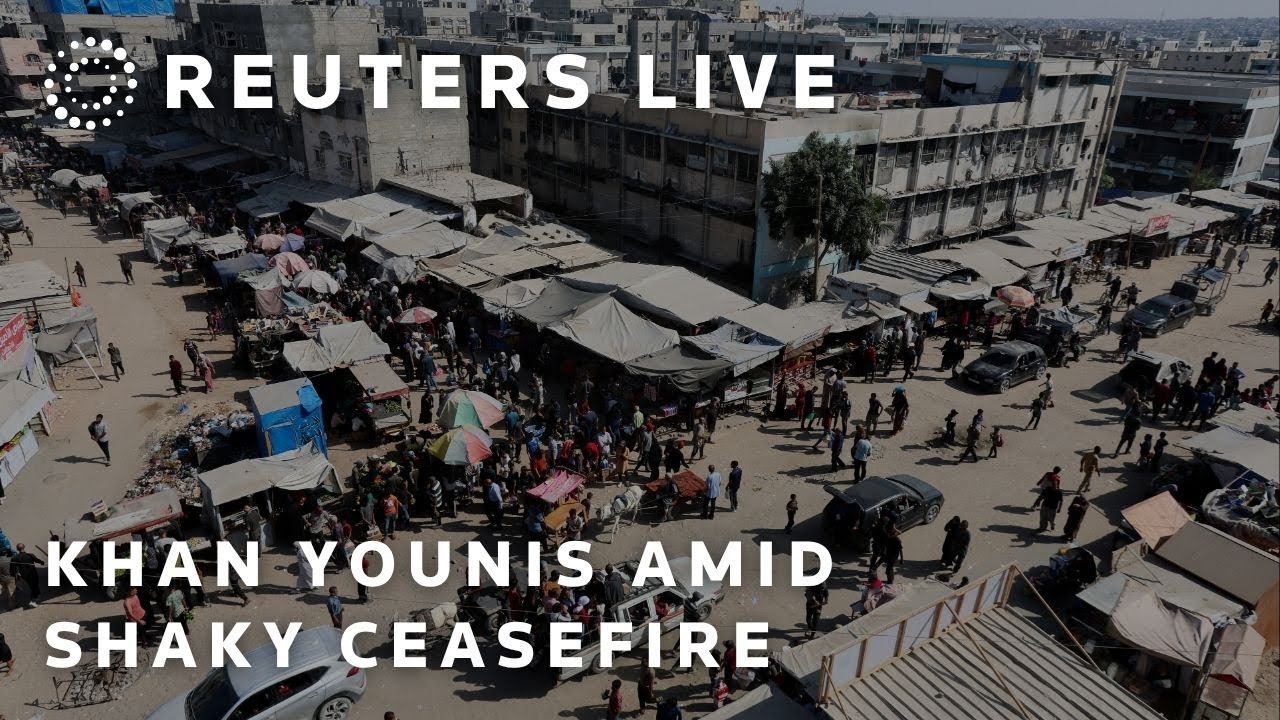 LIVE: Khan Younis after shaky ceasefire