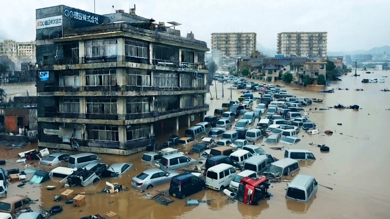 Massive floods hit eastern Japan! 1.6 million under evacuation orders!