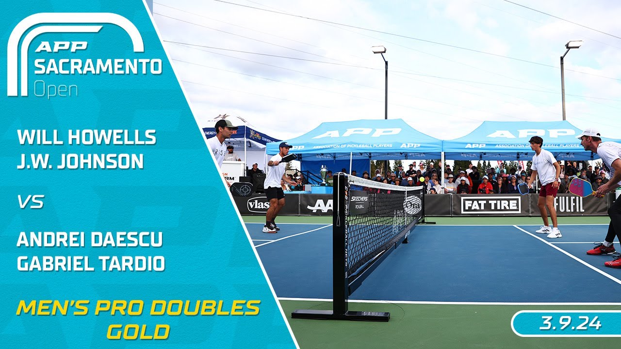 2024 APP Sacramento Open I Howells/Johnson vs. Daescu/Tardio | Men's Pro Doubles Final