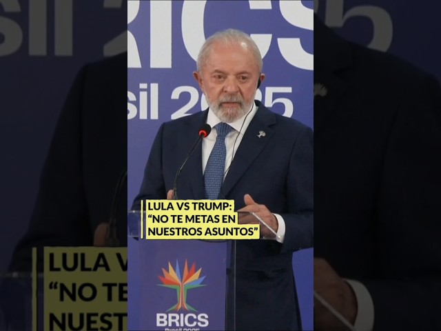 Lula arremete contra Trump #lula #brasil #trump #donaldtrump #eeuu #estadosunidos #usa #news