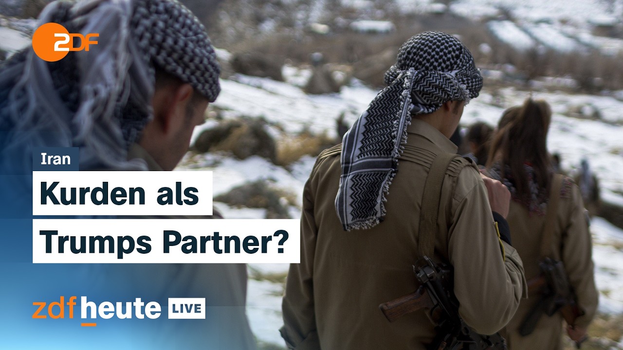 Iran: Berichte über US-Unterstützung kurdischer Gruppen – was es damit auf sich hat | ZDFheute live