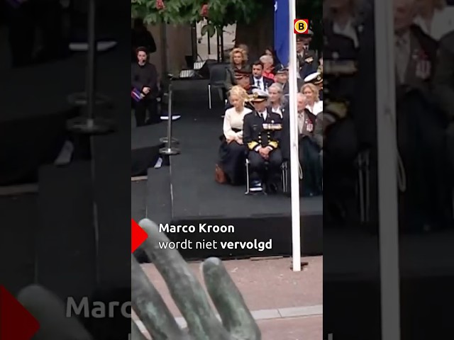 Marco Kroon wordt vervolgd na aanpakken demonstrant | #dodenherdenking