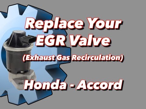 Replace egr valve honda accord 1999 #5