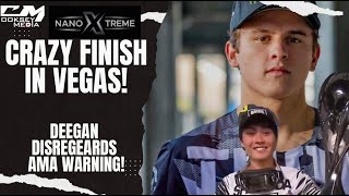 Madness In Vegas! Deegan Takes On The AMA And Competitors Colluding Against Deegan, Crazy Finish!!!!