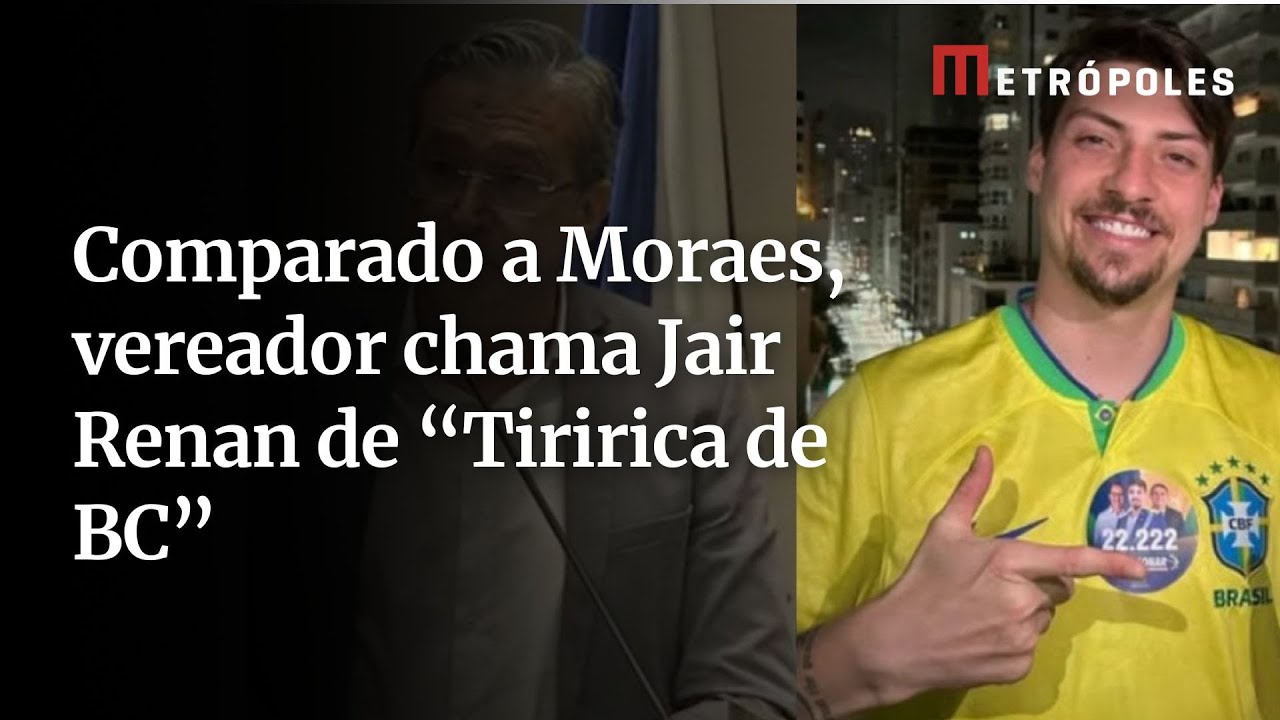 Vereador chama Jair Renan de Tiririca de Balneário Camboriú Veja