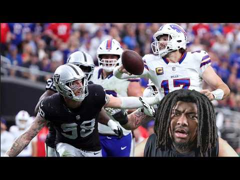 THIS WAS A SHOWDOWN  Buffalo Bills vs. Las Vegas Raiders Game Highlights