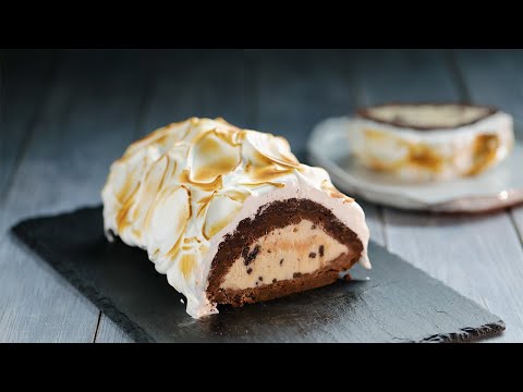 2 IN 1 DESSERT RECIPE! Cookies and Cream + Baked Alaska