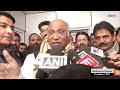 Mallikarjun Kharge on BJP attacks Congress over rejecting Invitation for Ram Mandir Pran Pratishtha  - 01:48 min - News - Video