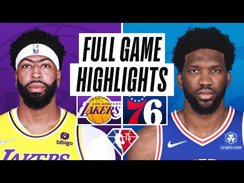 LAKERS at 76ERS | FULL GAME HIGHLIGHTS | January 27, 2022 video clip 
