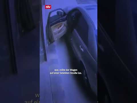 Frecher Corgi fährt mit dem Auto davon | #ntv #shorts #corgi