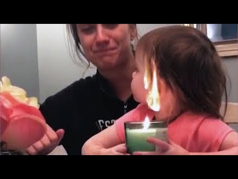Kids and Babies Blowing out Birthday Candles FAILS   Funniest Home Videos