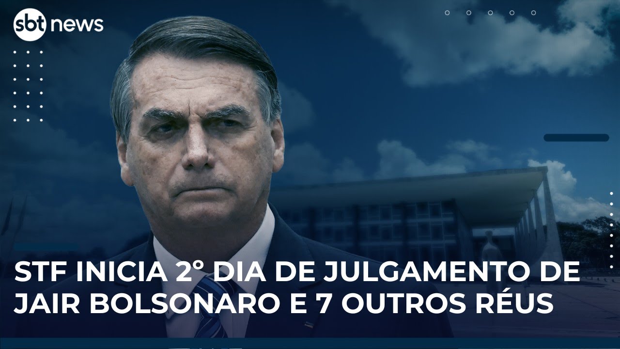 🔴 AO VIVO | 2º DIA STF retoma julgamento de Bolsonaro e 7 outros réus por tentativa de golpe