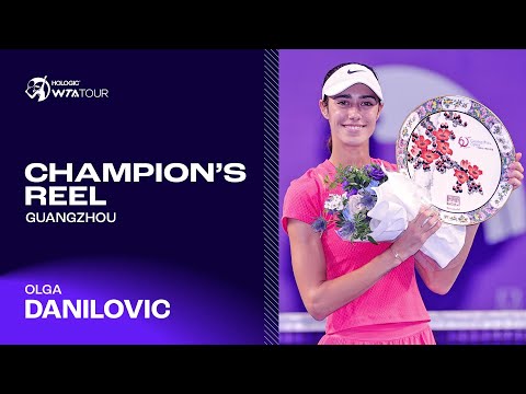 BEST POINTS by Guangzhou 2024 WTA champion Olga Danilovic! 🏆