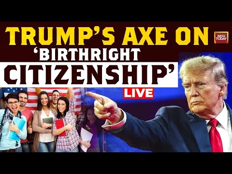 Donald Trump Declares To End 'Birthright Citizenship' | Trump's Speech LIVE | India Today