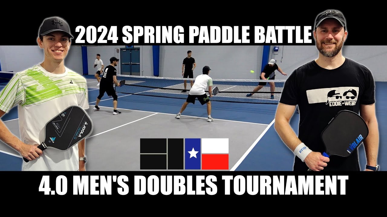 Coach B's 2024 Spring Paddle Battle 4.0 Men's Doubles Pickleball Tournament