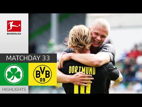 Greuther Fürth - Borussia Dortmund 1-3 | Highlights | Matchday 33 – Bundesliga 2021/22