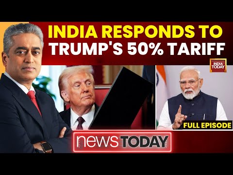 News Today With Rajdeep Sardesai: How Will India Respond To Trump's 50% Tariff? | Uttarkashi Rescue
