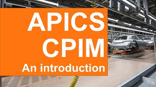 APICS CPIM, course to boost supply chain performance