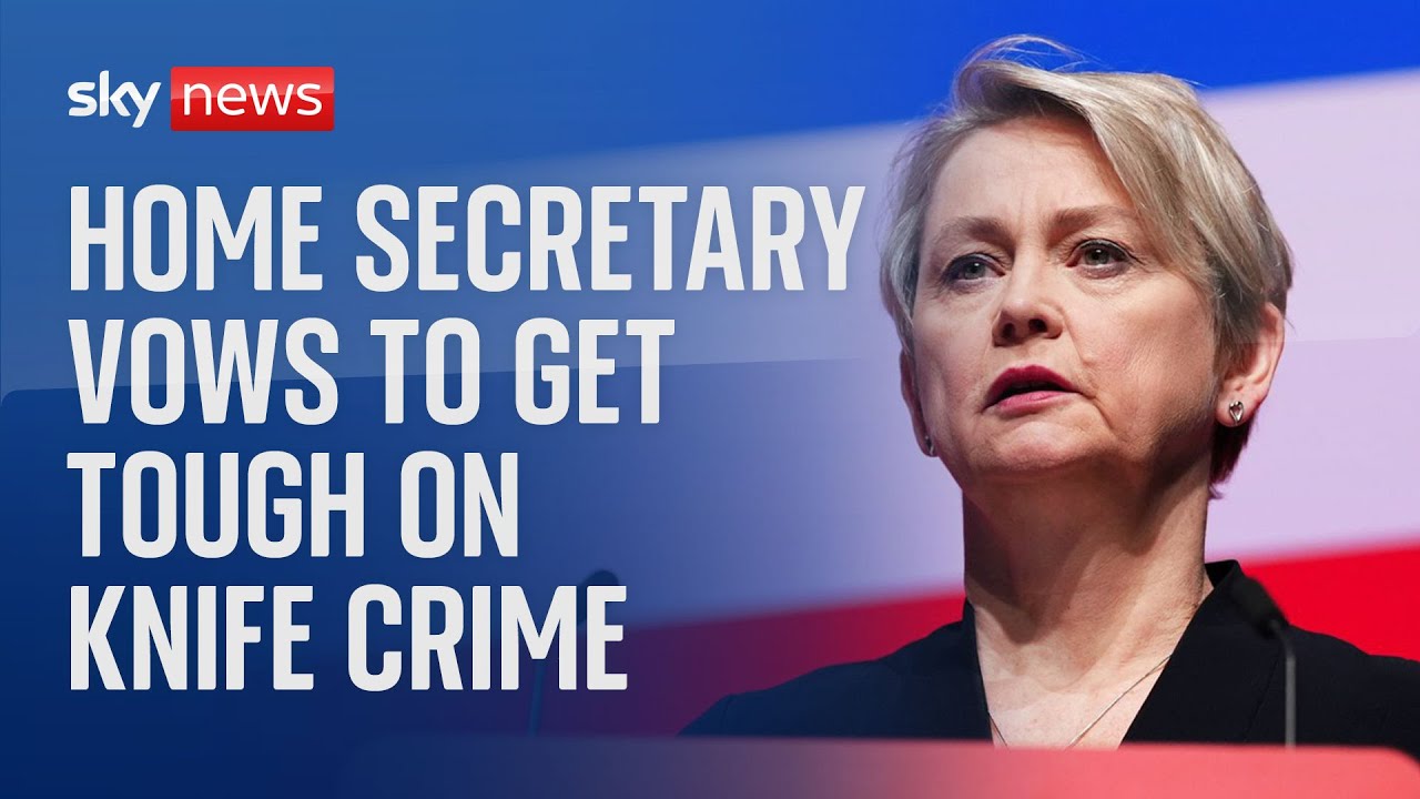 Home Secretary vows to halve knife crime as she takes aim at Tories & Reform over UK riots