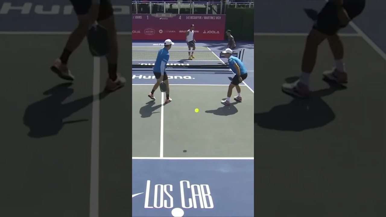 Johns/Johns vs McGuffin/Martinez - Veolia Open Presented by Deep Eddy Vodka (2) #shorts #pickleball