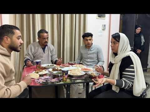 عزمت ابوها على الفطار ورفضت تدخل حماتها تاكل معاهم ! شوفوا رد فعل الزوج