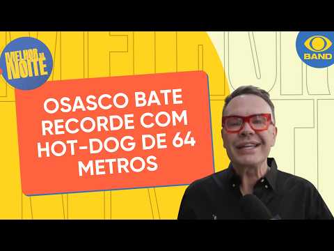 Osasco bate recorde com hot-dog de 64 metros