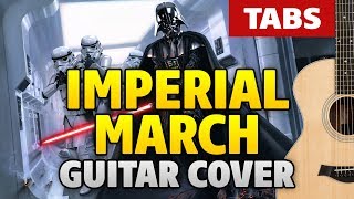 The Imperial March (Darth Vaders Theme) OST "Star Wars" (Acoustic and Electro Guitar Tabs by Kaminari)