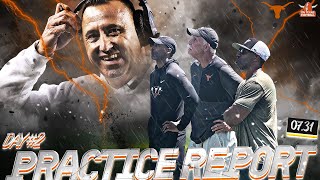 Practice Report: Day #2 Reactions | Texas Football | Longhorns News | Steve Sarkisian | Arch Manning