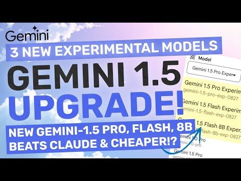 Gemini 1.5 EXPERIMENTAL (Pro, Flash, 8B) : New Gemini BEATS Claude? while being Cheap (Fully Tested)