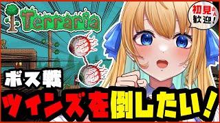 【テラリア/Terraria/作業用BGM】全ボス討伐を目指して！ツインズを倒す！【ハーネル・グウテン/VTuber】】