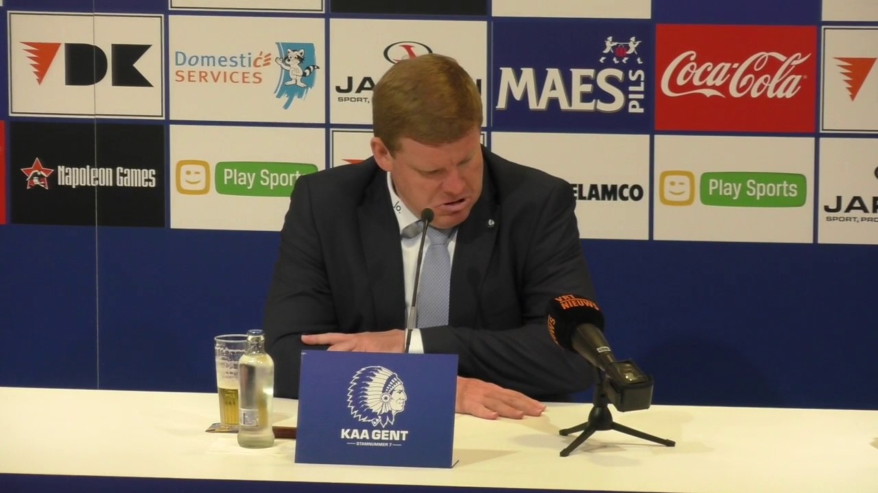 Persconferentie na KAA Gent - Standard de Liège (27/10/2016)