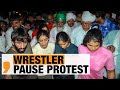 Live | Wrestlers Pause Protest | News9