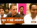 Rahul Gandhi tries ice-cream during his election campaign