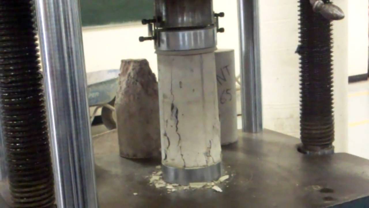 Prueba de resistencia de cilindro de concreto YouTube Prueba de resistencia de cilindro de concreto YouTube