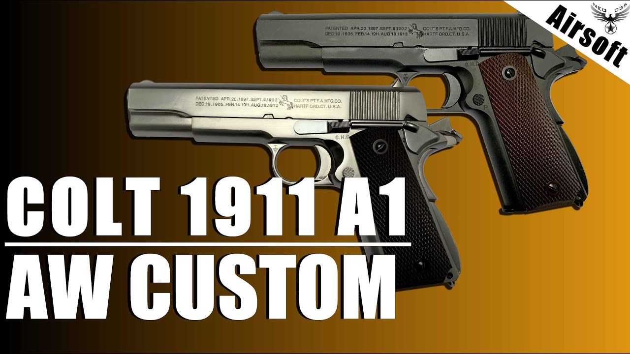 🔫 Colt 1911 A1 AW Custom - REVIEW AIRSOFT