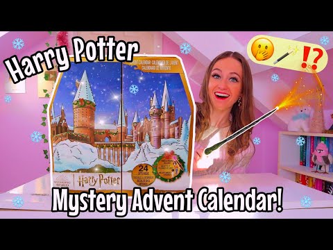 UNBOXING A *GOLDEN* MYSTERY HARRY POTTER ADVENT CALENDAR 2024!??⁉️(24 MYSTERY BOXES & REAL MAGIC?!?)