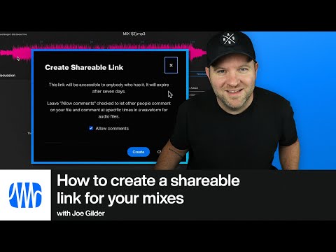 How to Create a Shareable Link for your Mix in Studio One | PreSonus