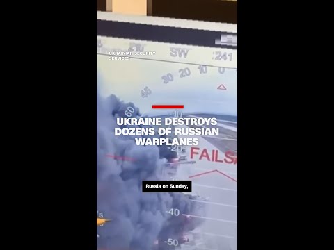 Ukraine destroys dozens of Russian warplanes