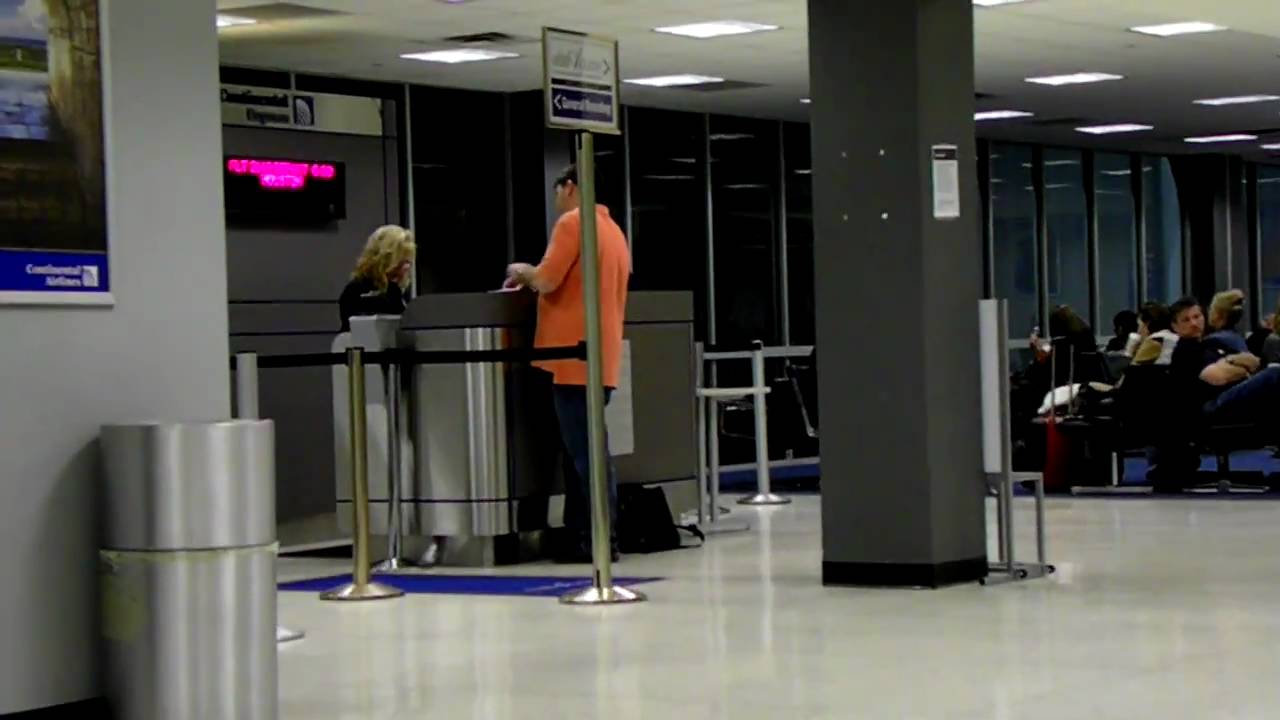 HD DAL New Continental Airlines Gates Dallas Love Field Terminal 1 - YouTube
