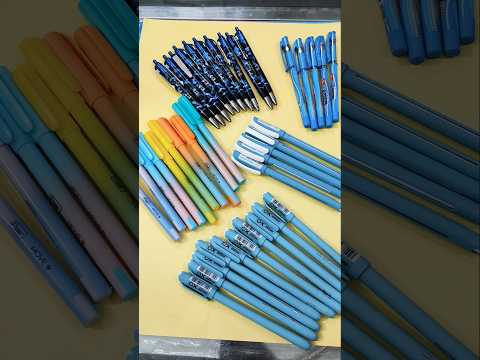 Blue Ball Pen Collection🖊️ #shorts #viralvideo #ytshorts #shortsfeed #shortvideo #trending #youtube💯