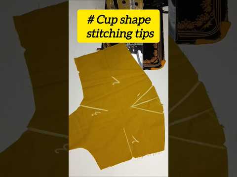 How to stitch perfect cup shape in Blouse #tips #shorts #shortvideo #diy #blouse #tamilnews #new