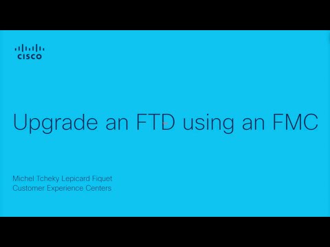 Upgrade FTD using FMC GUI