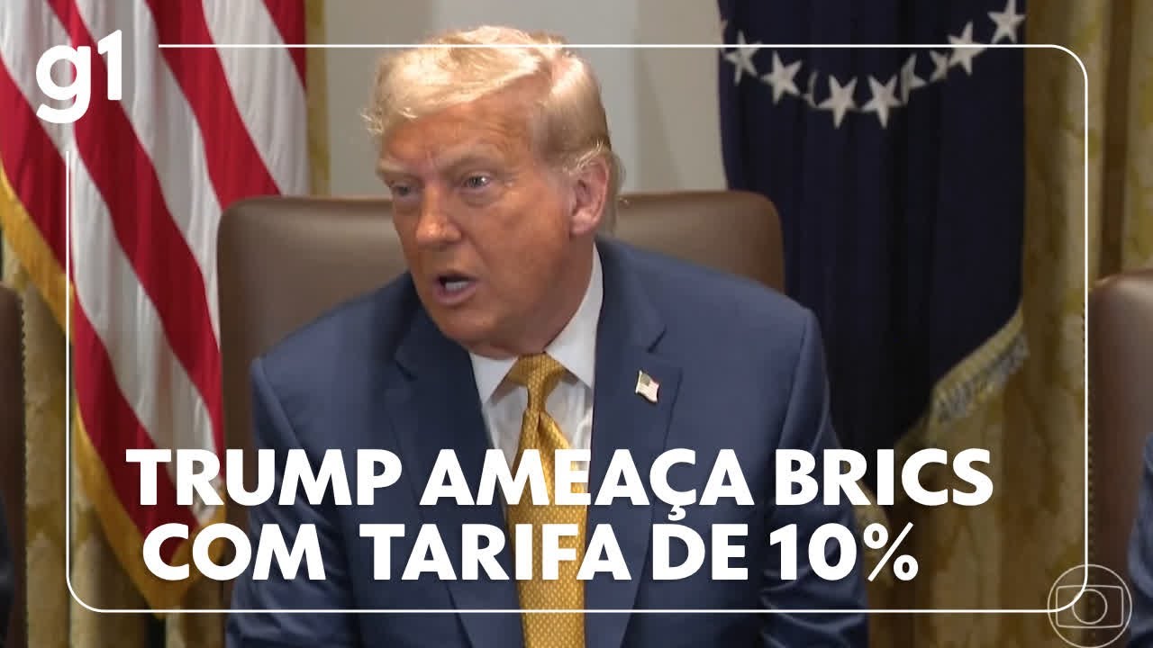 Presidente dos EUA fala de novas sobretaxas aos países do BRICS
