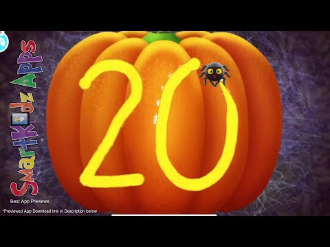 Learn Tracing 123 with this cute hairy Spider in Yum-Yum Numbers: count & write 1 -20