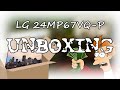 UNBOXING - Monitor LG 24MP67VQ-P