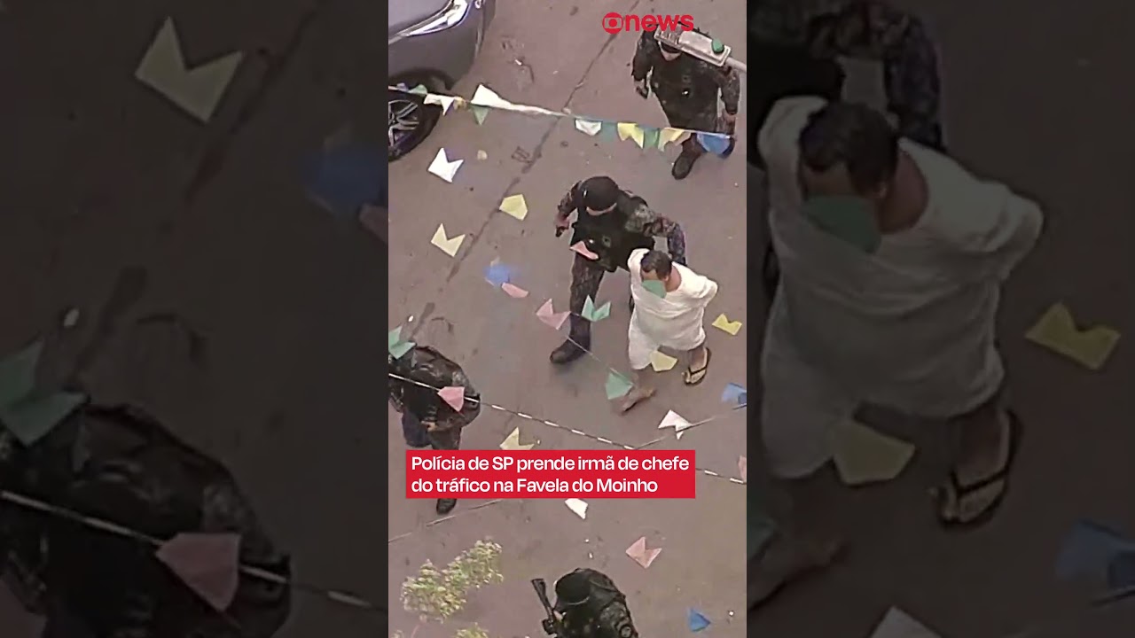 Polícia de SP prende irmã de chefe do tráfico na Favela do Moinho
