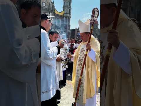Peregrinación de la Diócesis de Tacámbaro, Michoacán, en la Basílica de Guadalupe.