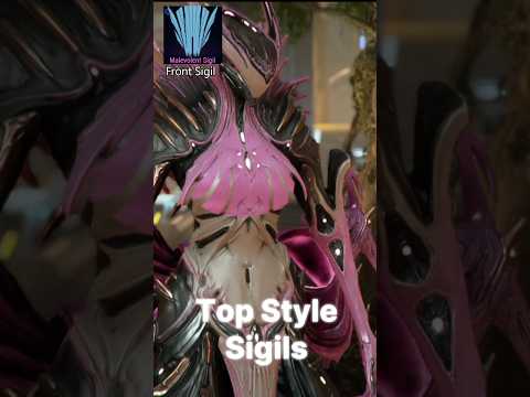 The 3 SIGIL STYLES In Warframe 2025! #fashionframe #warframe #tennocreate #fyp #gaming